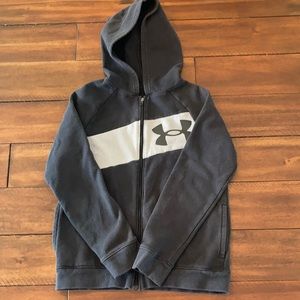 Boys Under Armour Zip up with Hood.